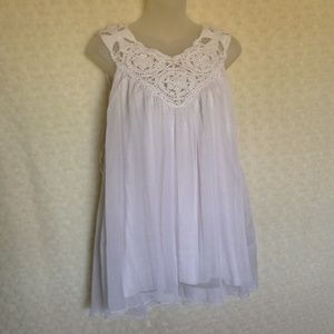 Monroe and Maine Cute Boho Babydoll Top, 1X
